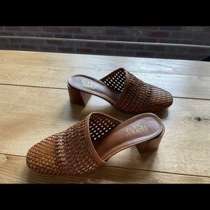 Leather mules for sale. Size 7.5M